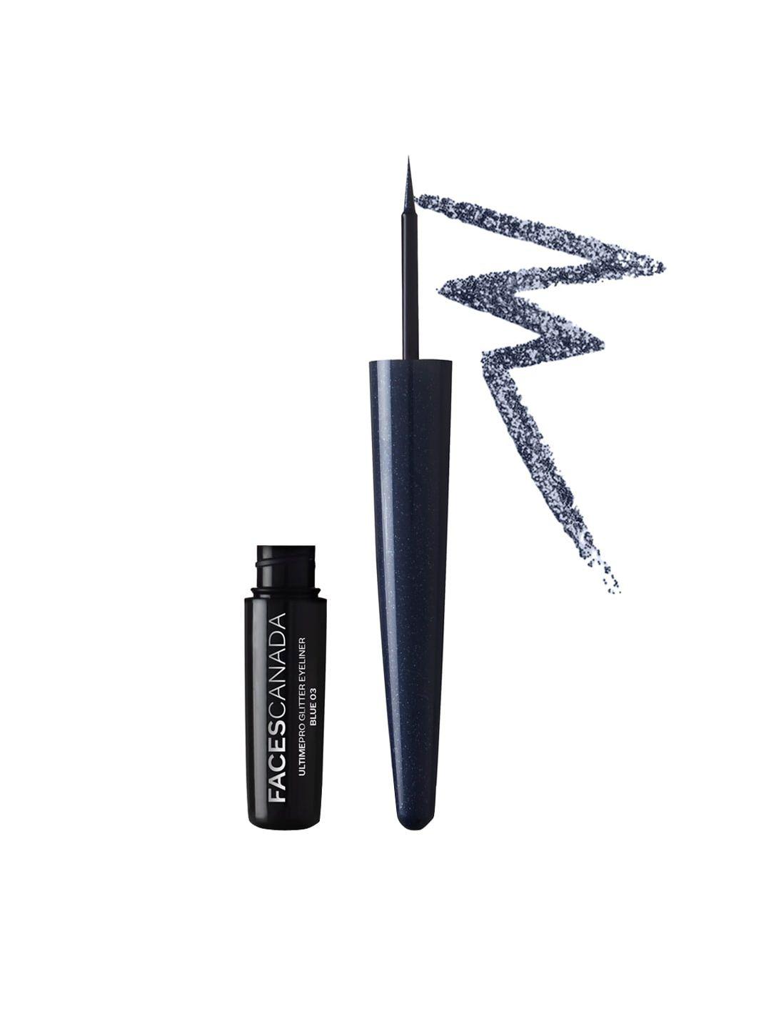 faces canada ultime pro glitter eyeliner 1.7ml - blue 03