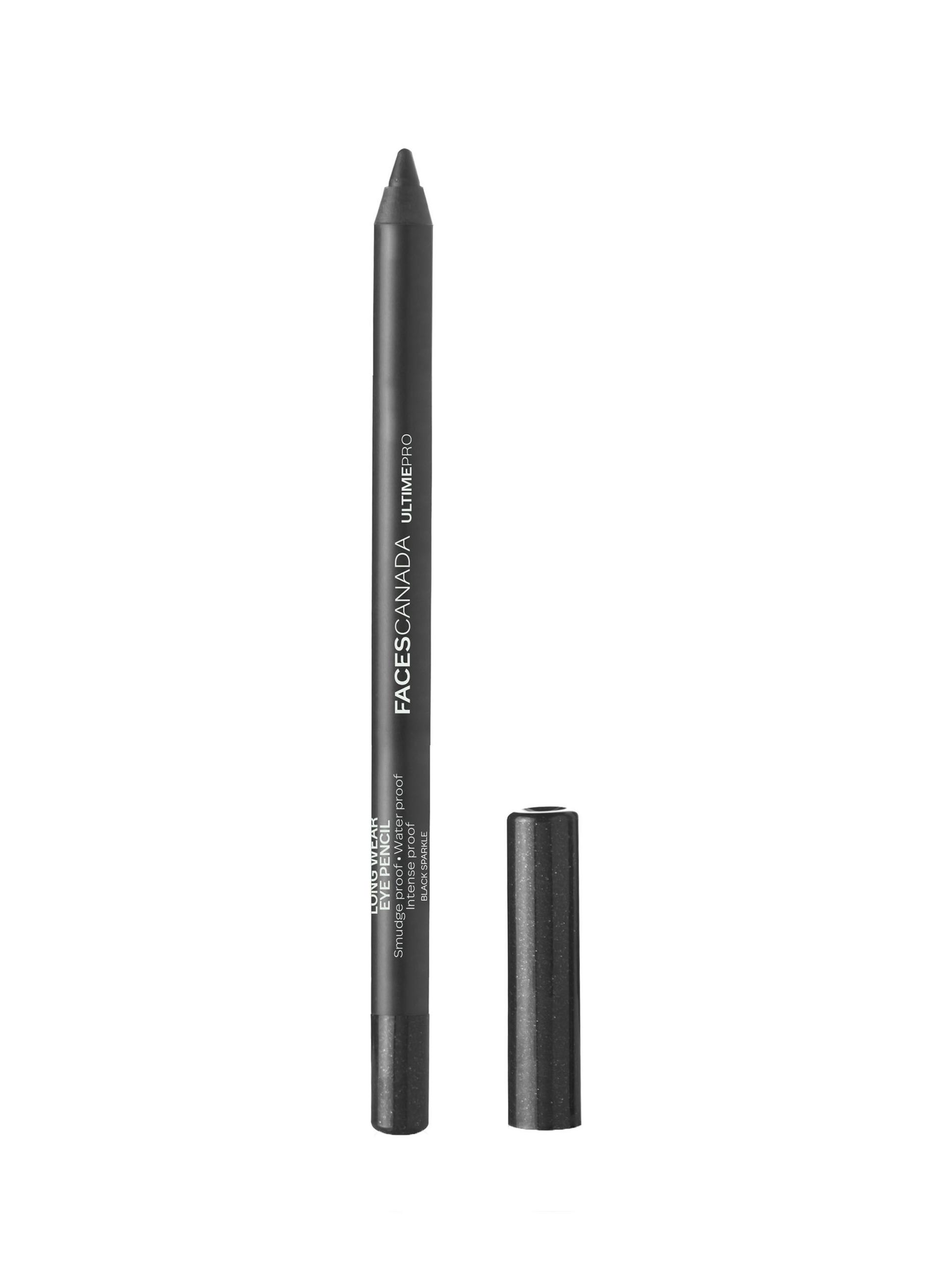 faces canada ultime pro long wear eye pencil - black sparkle 03