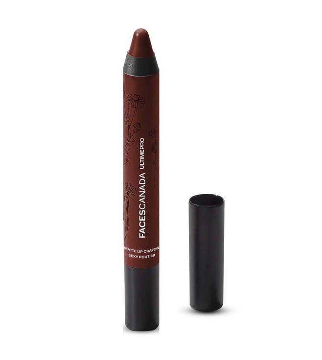 faces canada ultime pro matte lip crayon fiery brown 28 - 2.8 gm