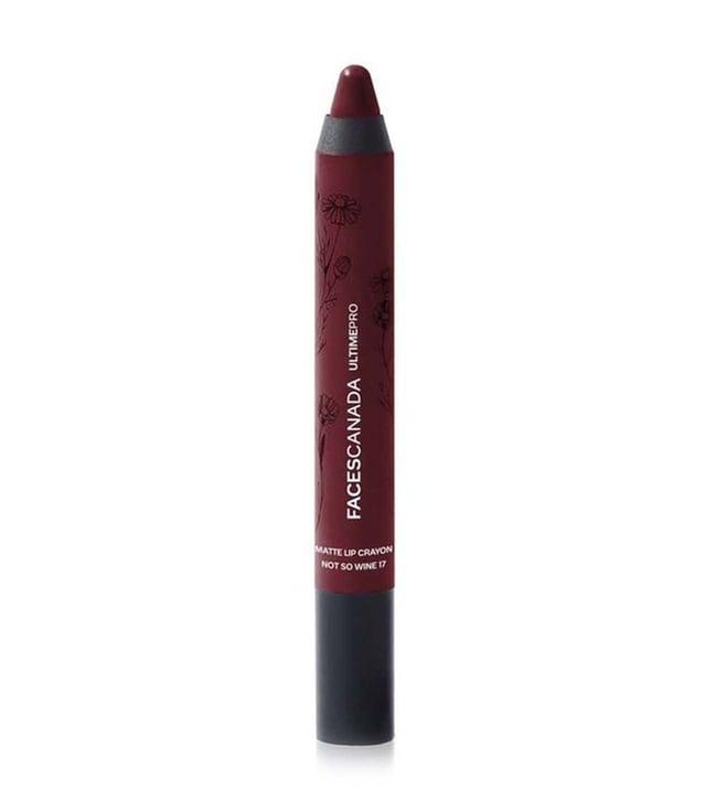 faces canada ultime pro matte lip crayon not so wine 17 - 2.8 gm