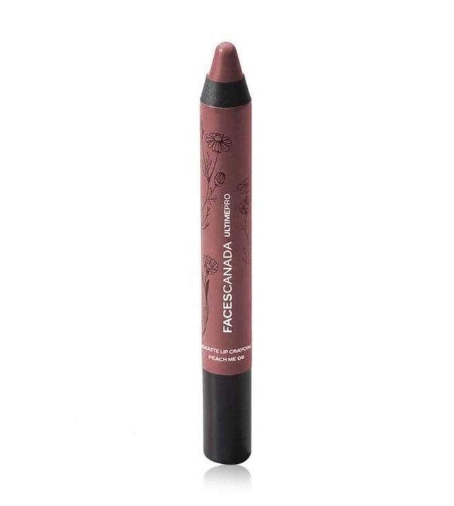 faces canada ultime pro matte lip crayon peach me 08 - 2.8 gm