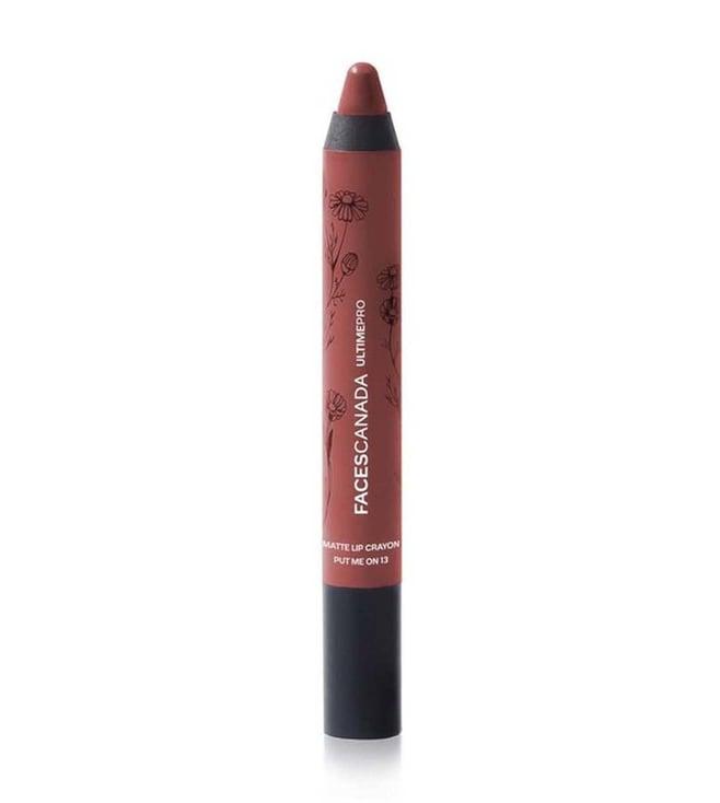 faces canada ultime pro matte lip crayon put me on 13 - 2.8 gm