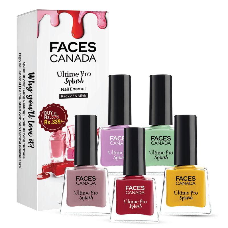 faces canada ultime pro splash mini nail enamel combo