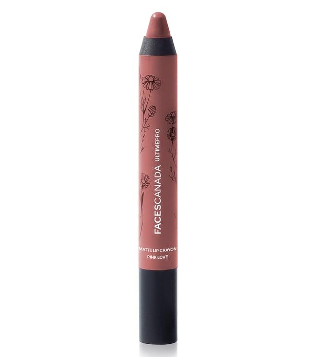 faces canada ultimepro matte lip crayon pink love - 2.8 gm