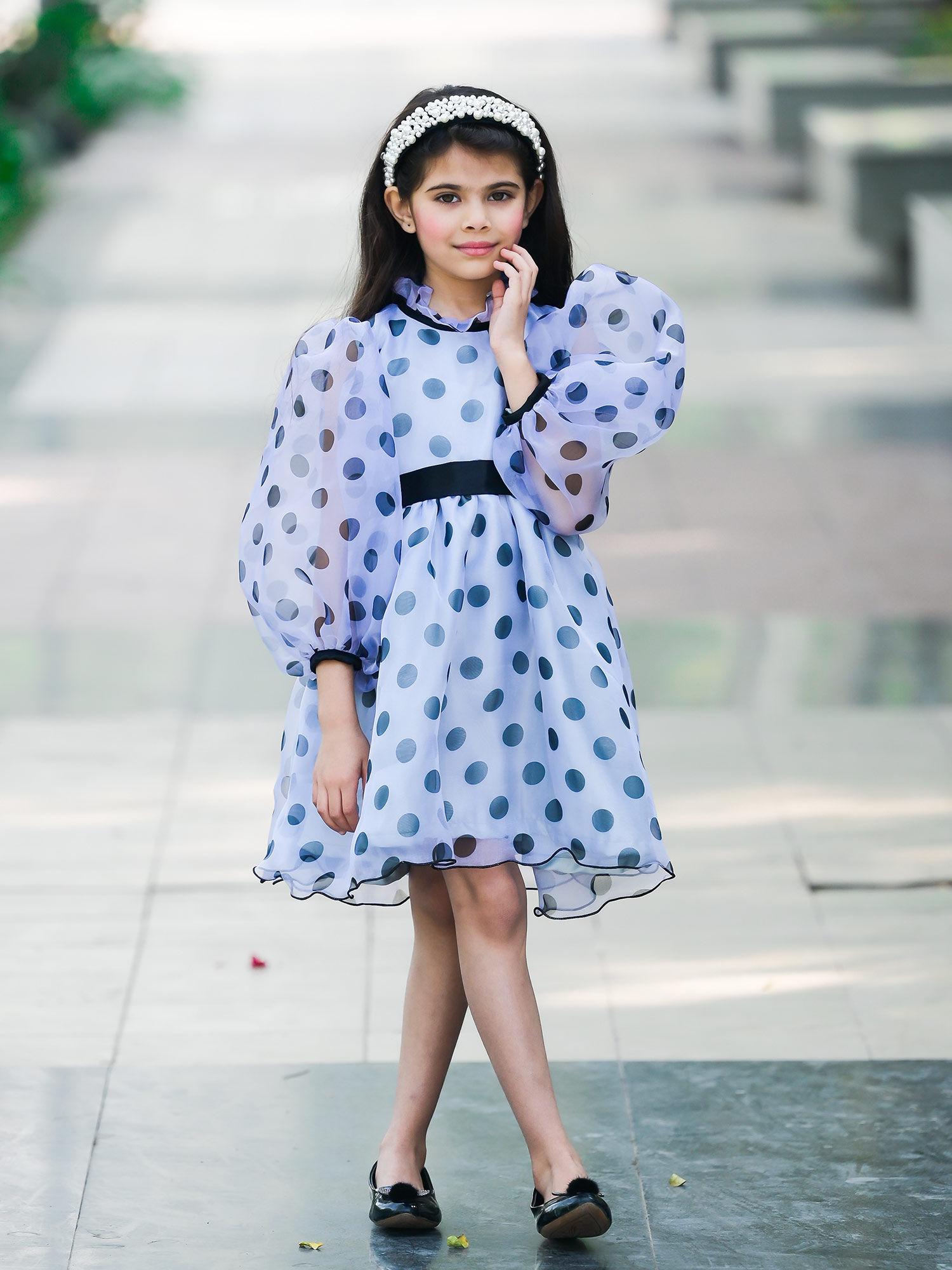 fairiesforever grey polka dots dress