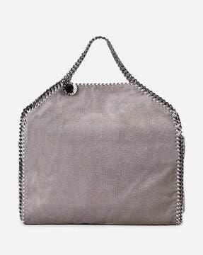 falabella 3 chain fold-over large tote bag
