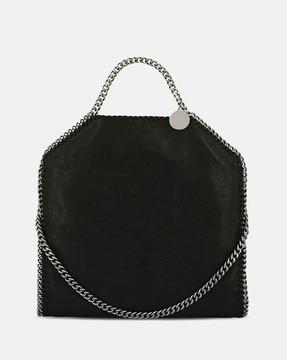 falabella foldover 3chain large tote bag