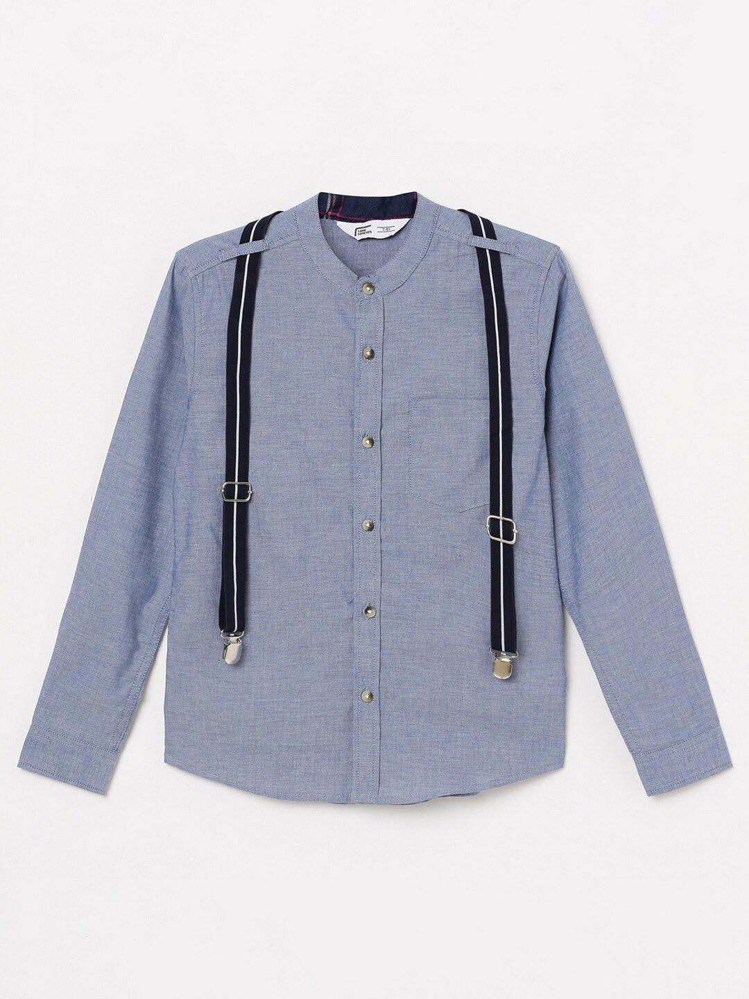 fame forever by lifestyle boys blue casual shirt
