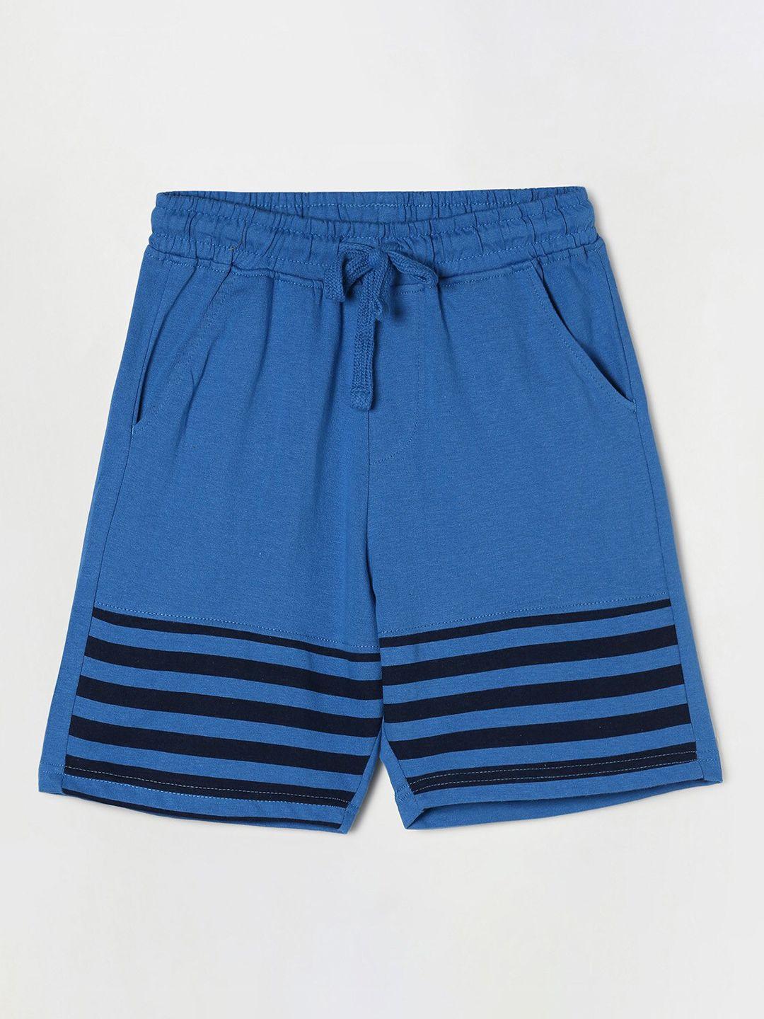 fame forever by lifestyle boys blue solid shorts