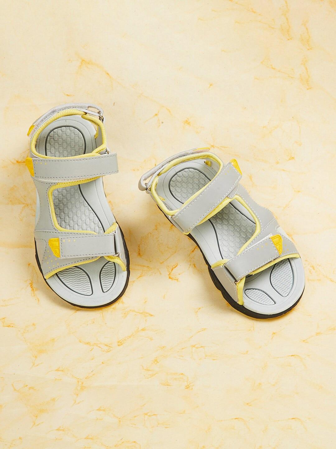 fame forever by lifestyle boys colourblocked pu comfort sandals