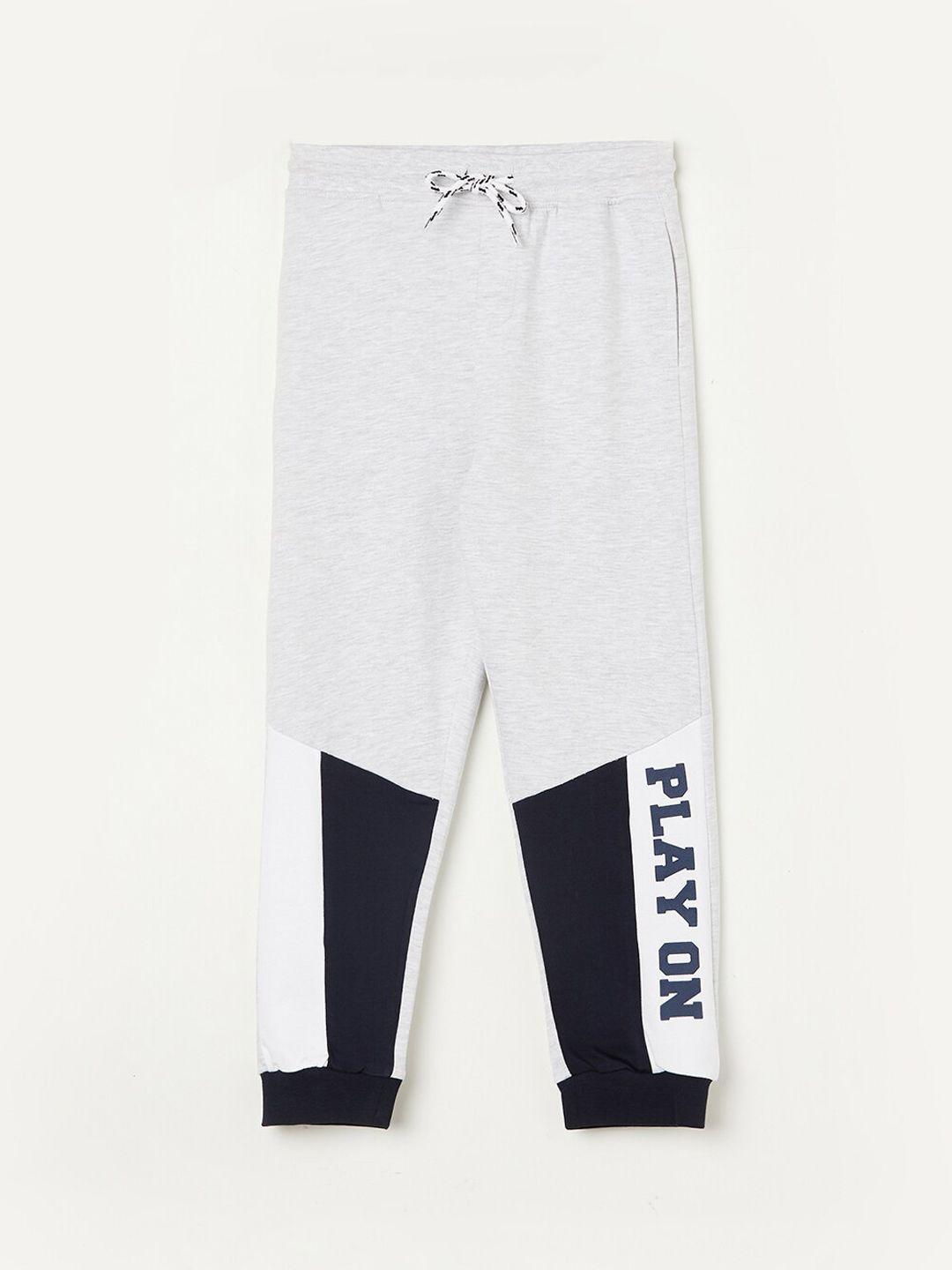 fame forever by lifestyle boys colourblocked track pants