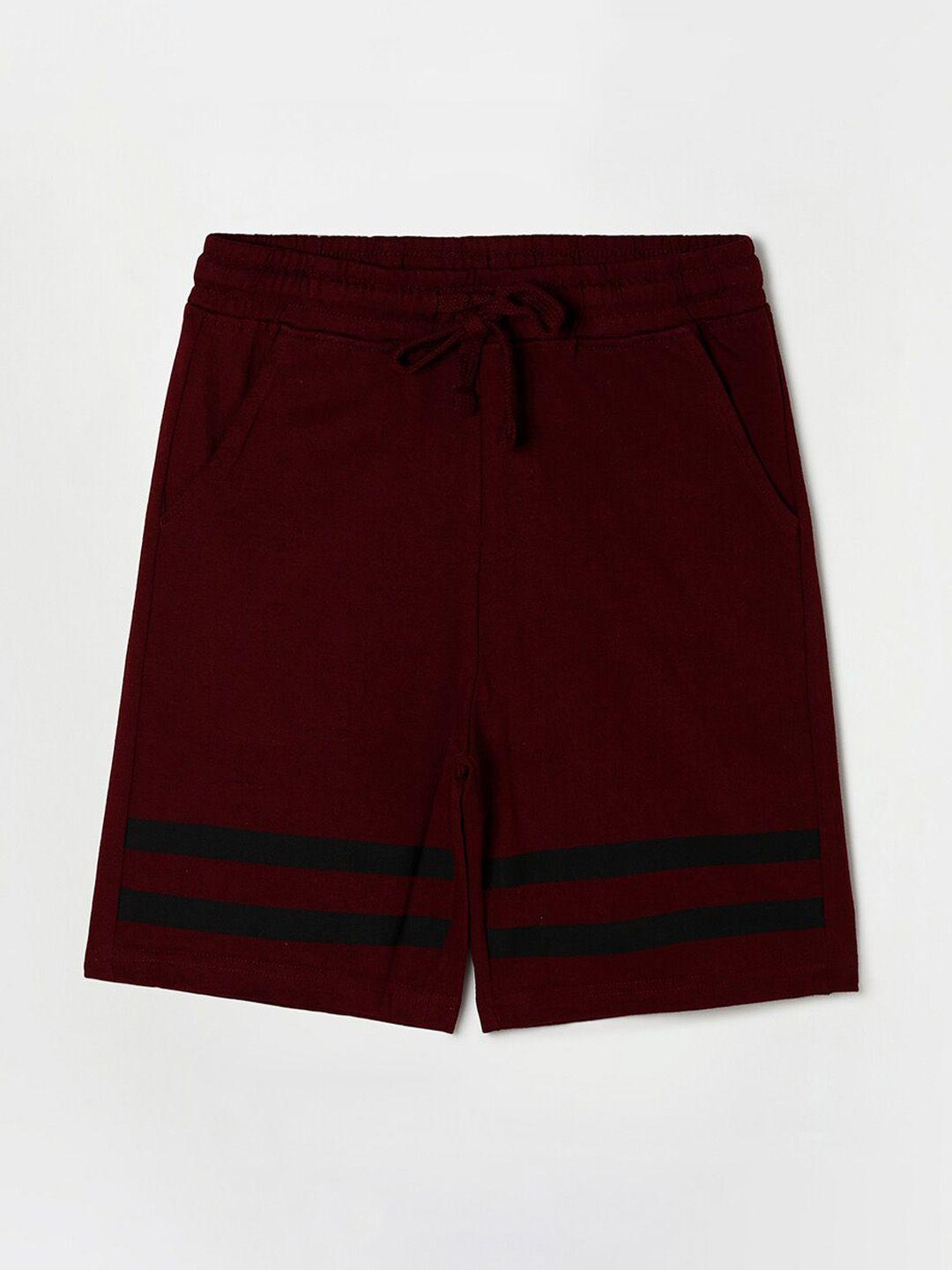 fame forever by lifestyle boys red striped shorts