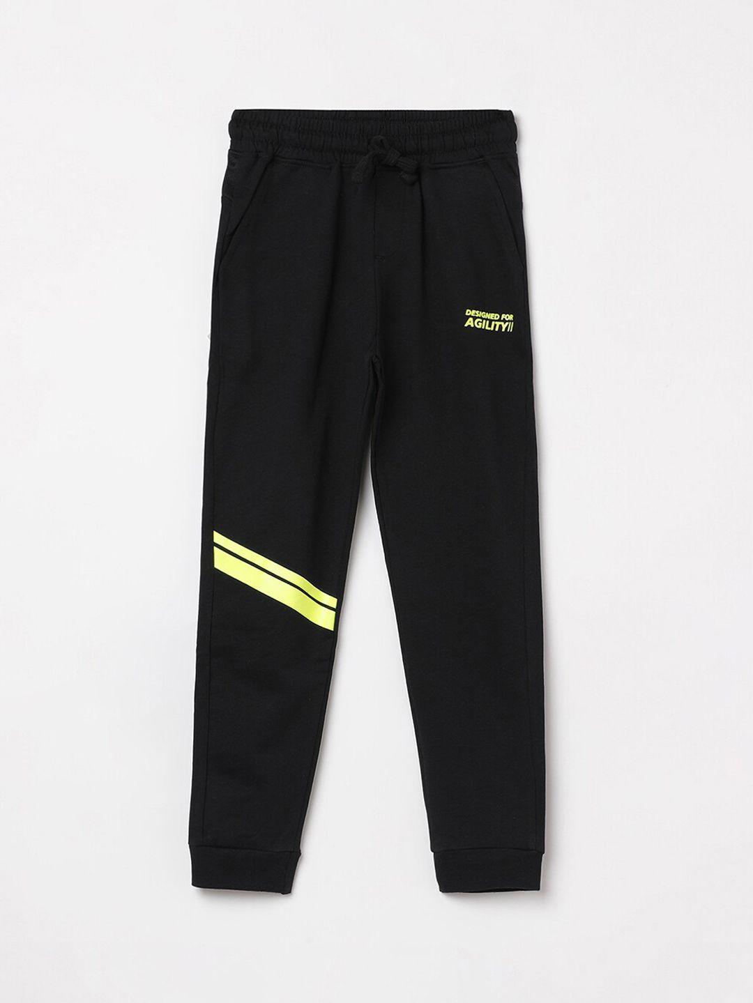 fame forever by lifestyle boys regular fit pure cotton joggers