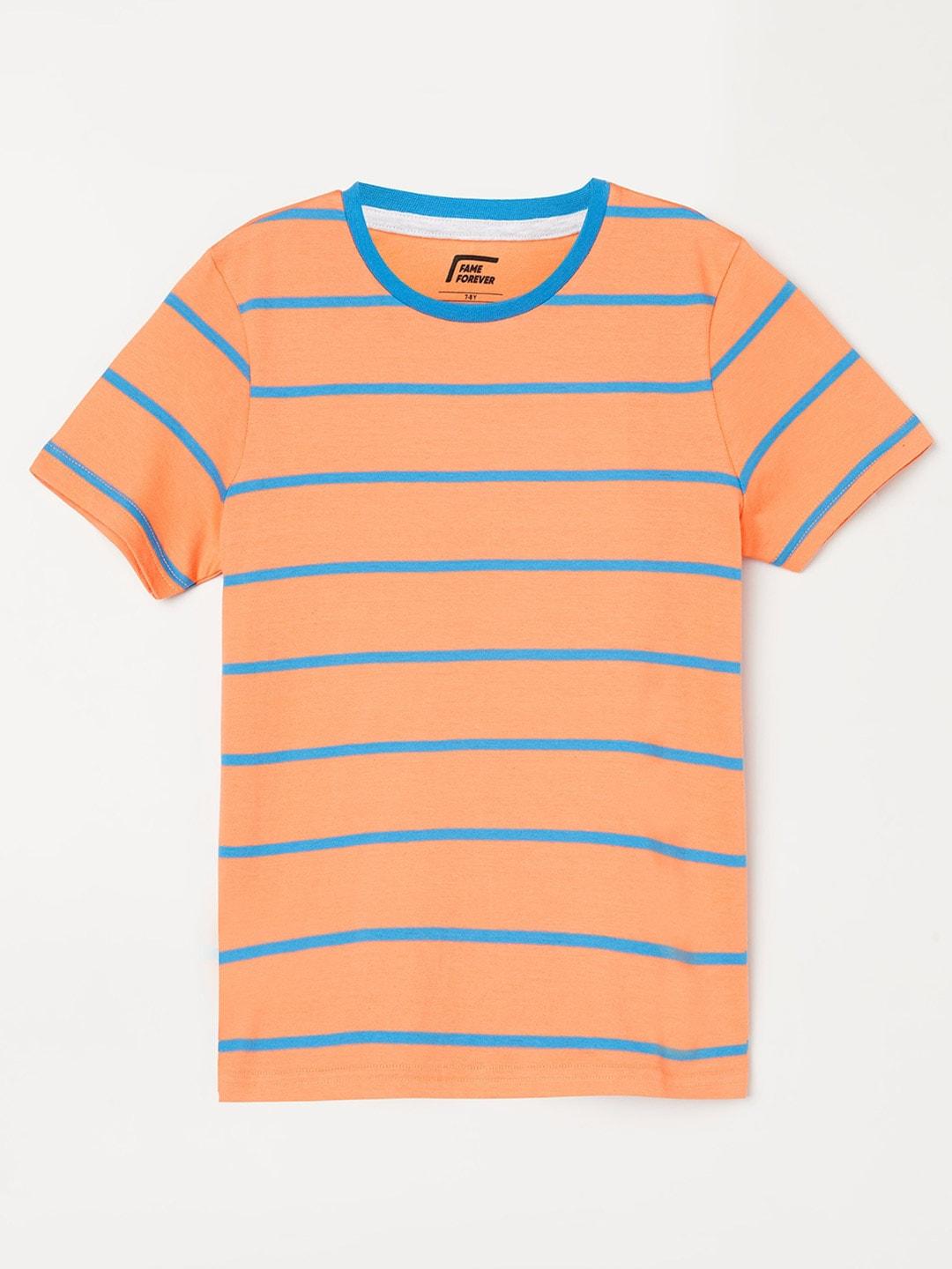 fame-forever-by-lifestyle-boys-striped-cotton-t-shirt