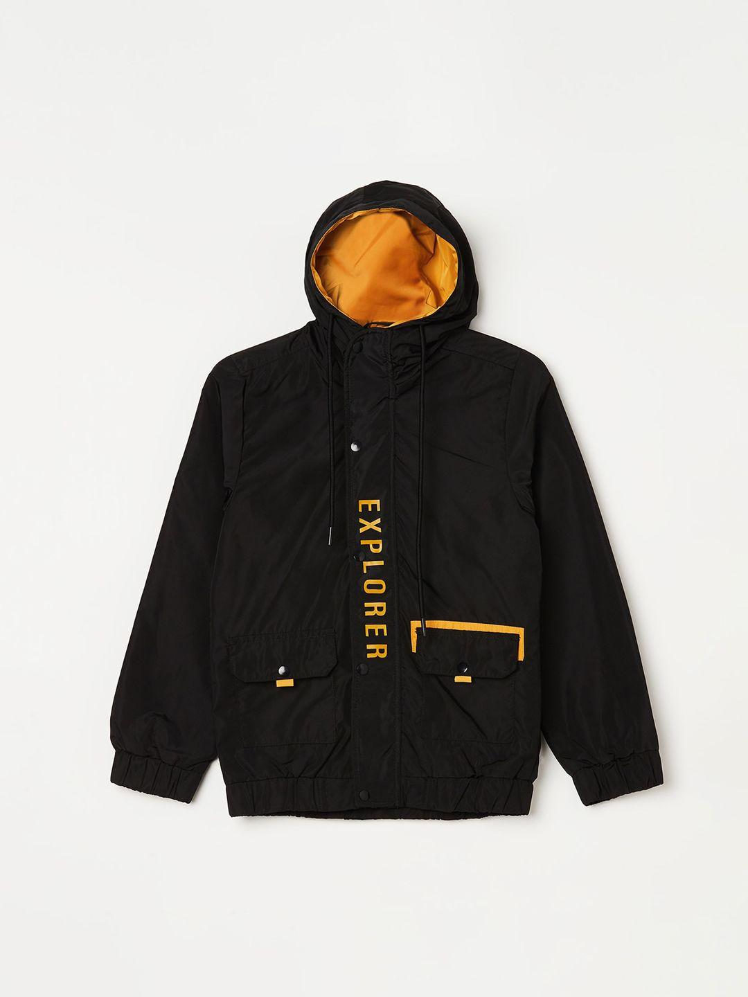 fame forever by lifestyle boys typography padded jacket
