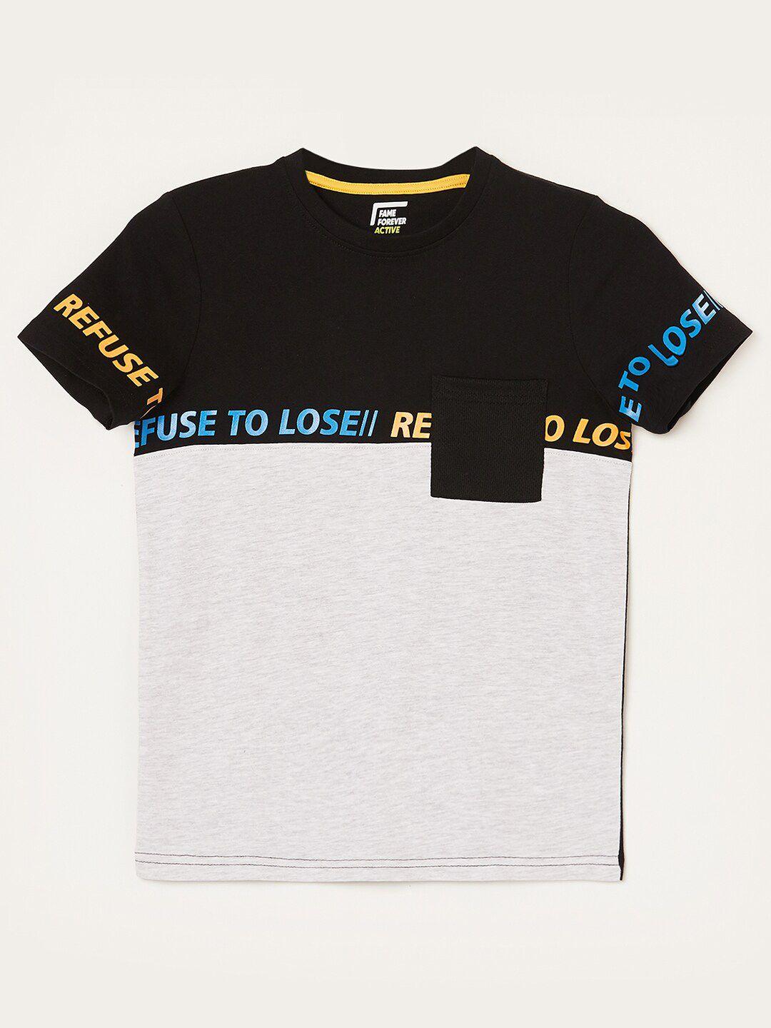 fame-forever-by-lifestyle-boys-white-colourblocked-pure-cotton-t-shirt