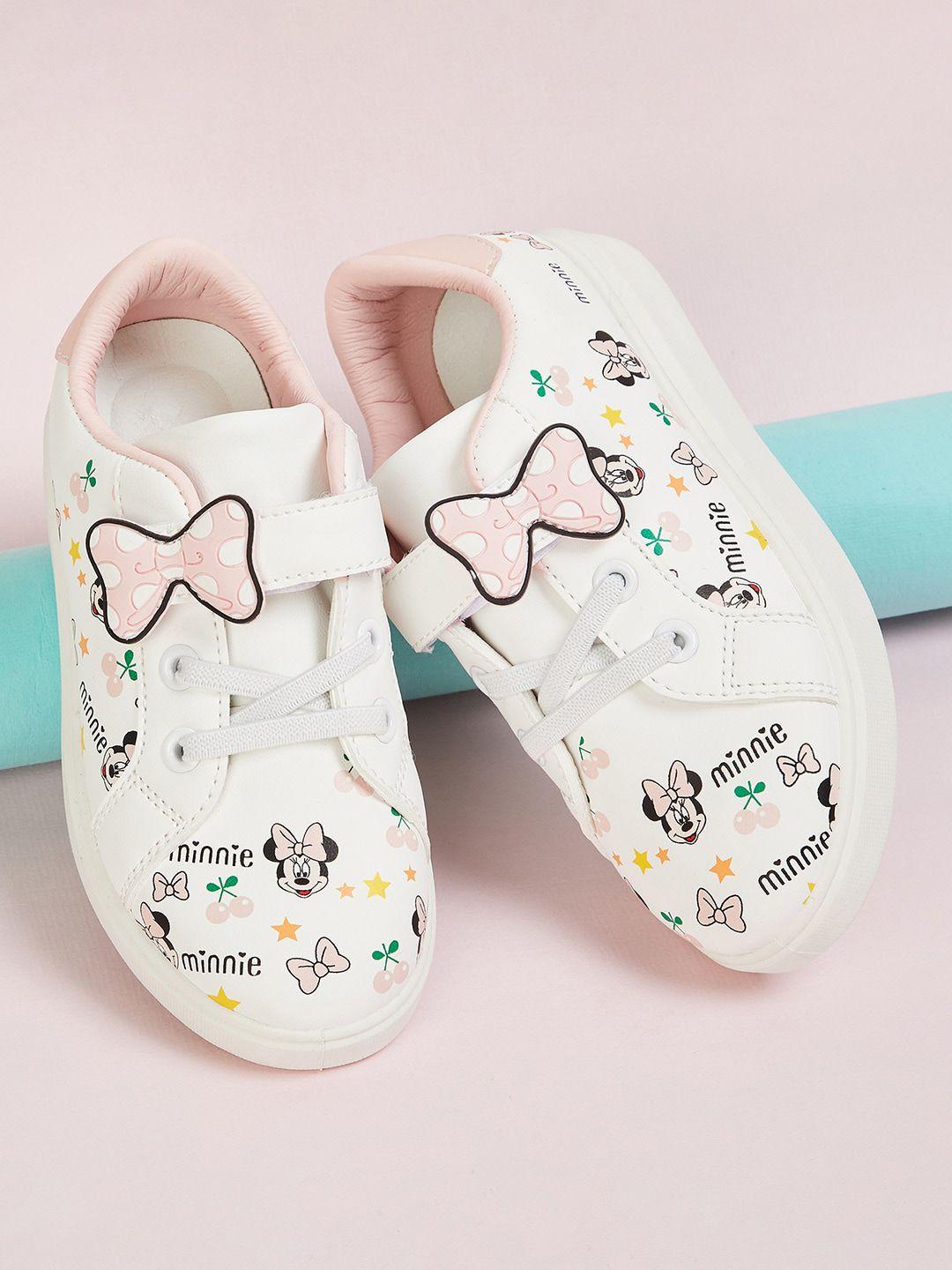 fame forever by lifestyle girls white printed sneakers