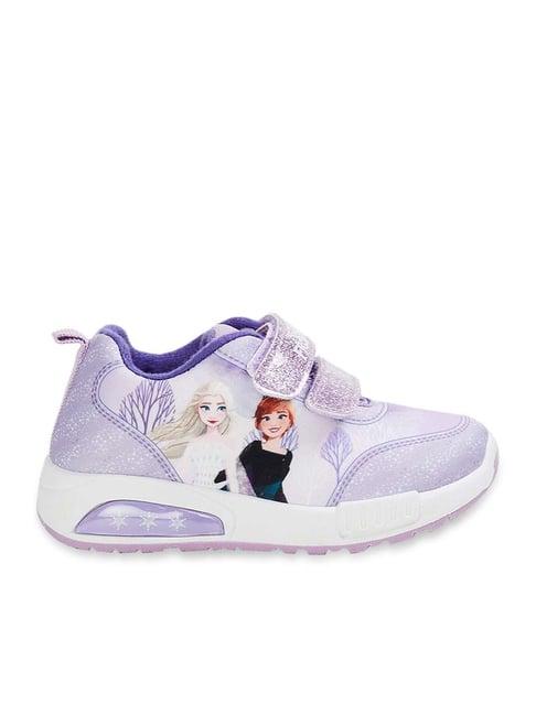 fame forever by lifestyle kids elsa lilac velcro shoes