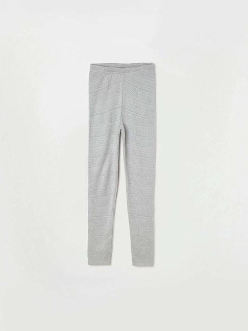 fame forever by lifestyle kids grey self pattern leggings