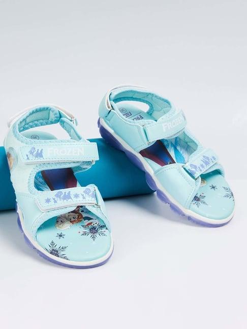fame forever by lifestyle kids mint green floater sandals