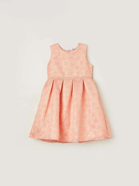 fame forever by lifestyle kids pink floral print dress