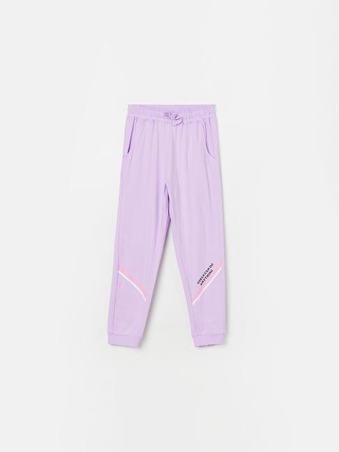 fame forever by lifestyle kidslilac solid trackpants