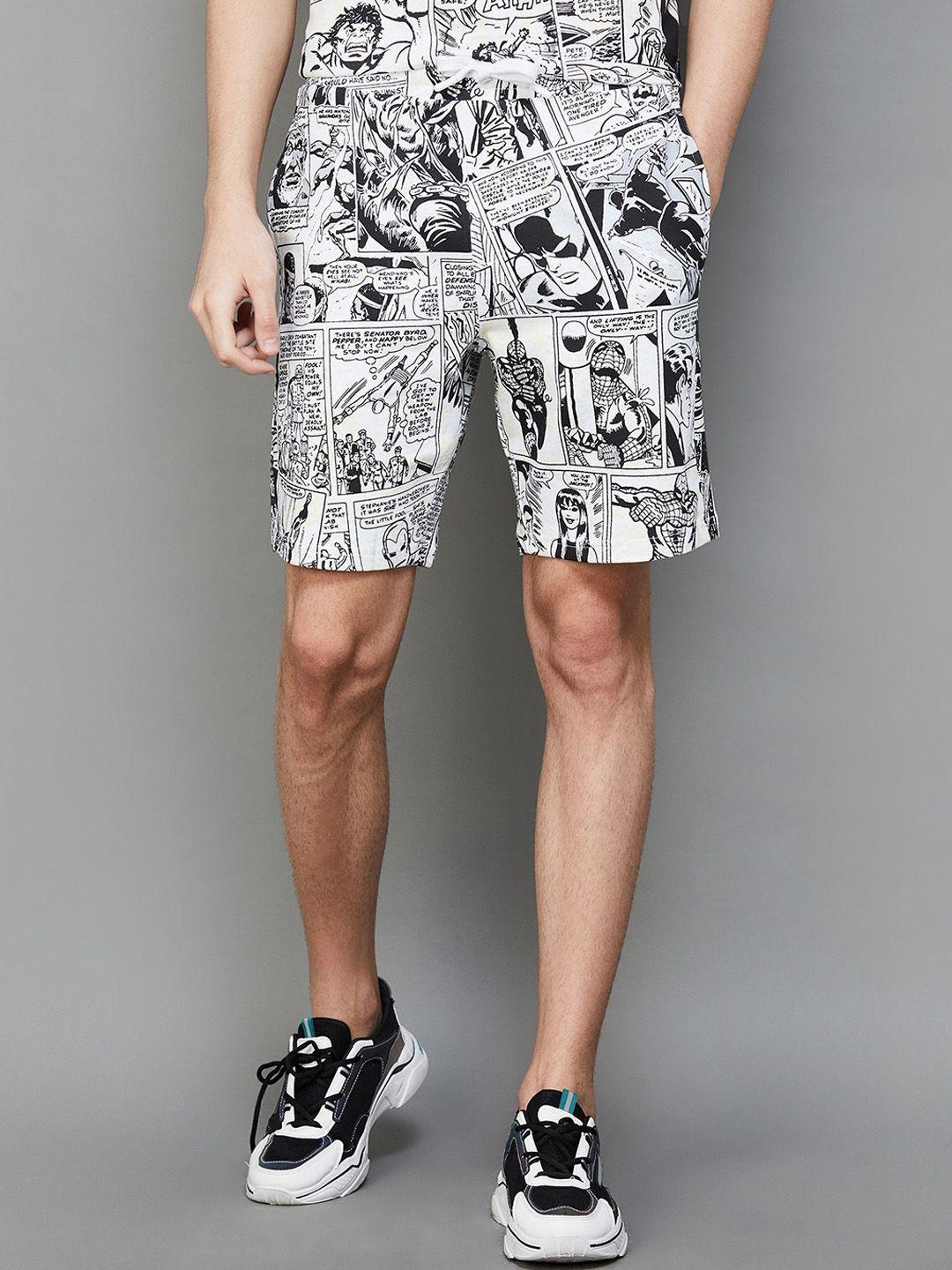 fame-forever-by-lifestyle-men-graphic-printed-mid-rise-shorts