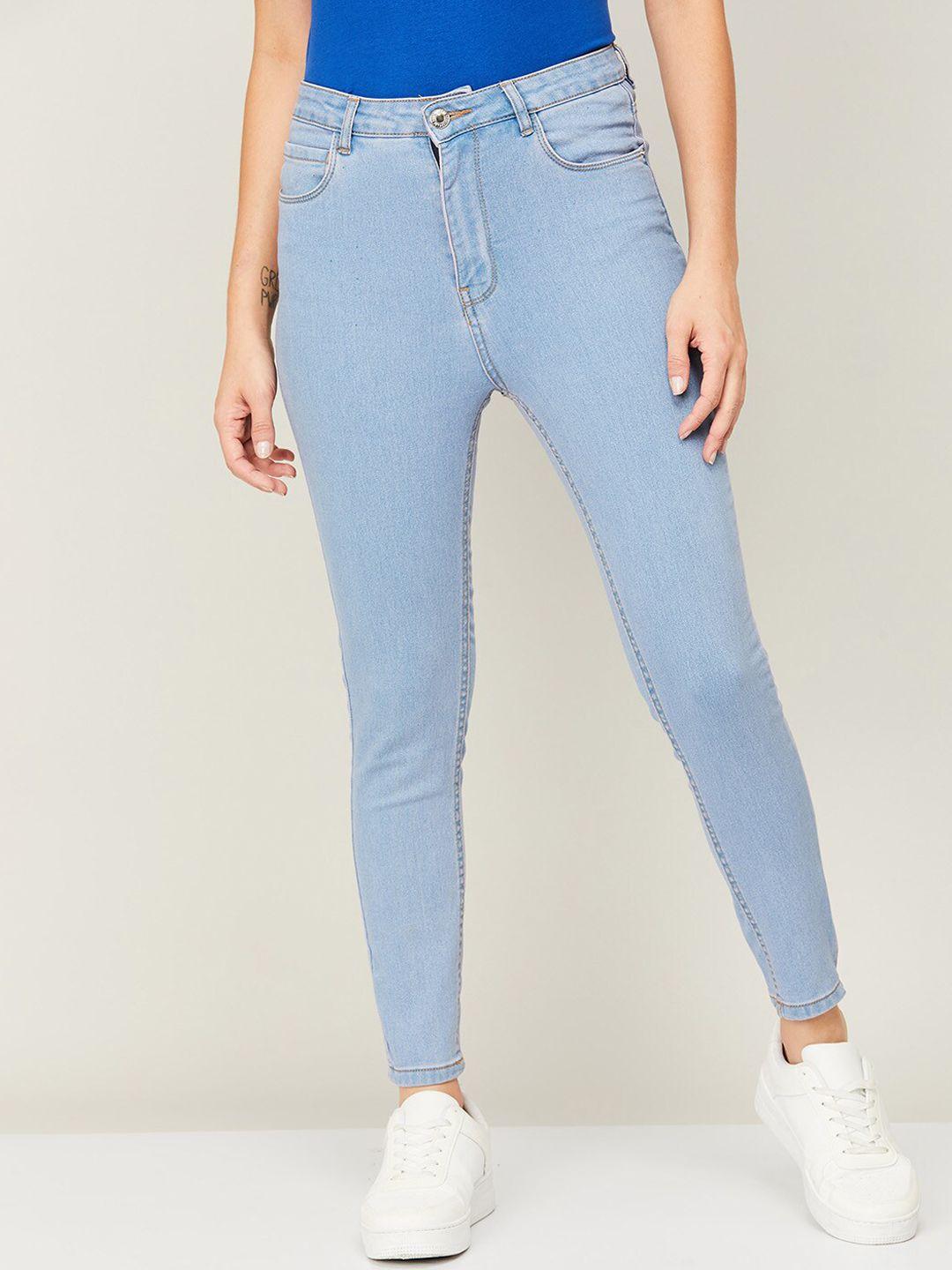 fame forever by lifestyle women blue stretchable jeans
