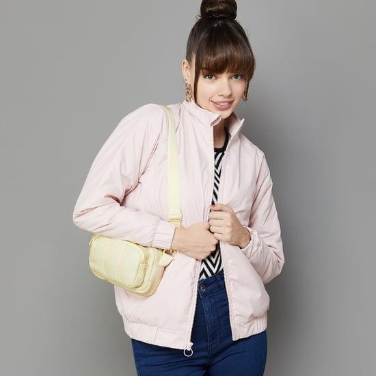 fame forever women solid casual jacket