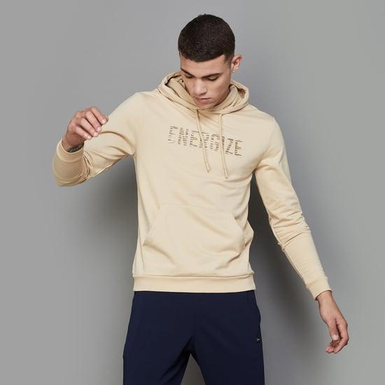 fame forever active men printed hooded athleisure sweatshirt
