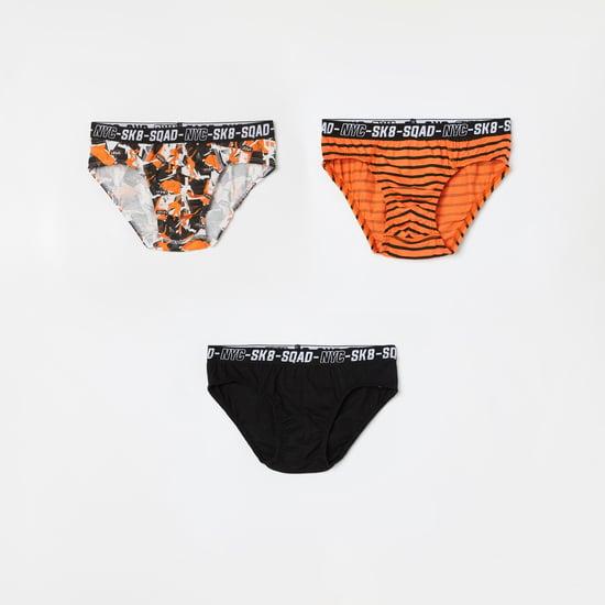 fame forever boys assorted briefs - pack of 3