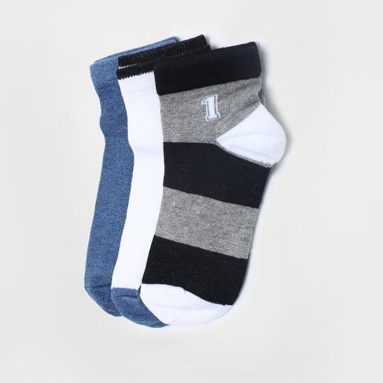 fame forever boys assorted socks - set of 3