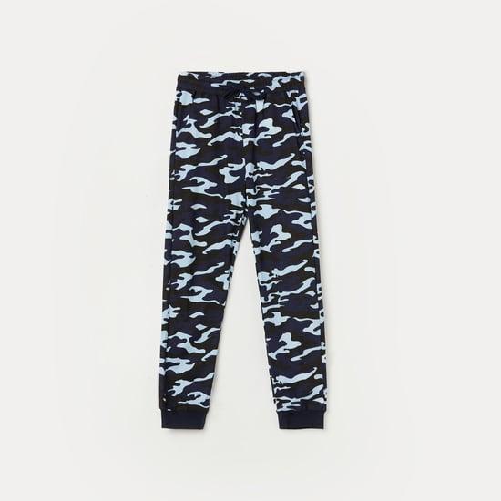 fame forever boys camouflage printed joggers