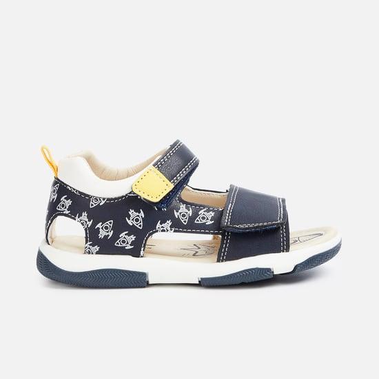 fame forever boys graphic printed sandals