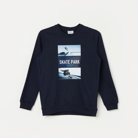 fame forever boys graphic printed sweatshirt