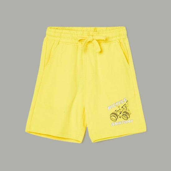 fame forever boys printed elasticated shorts