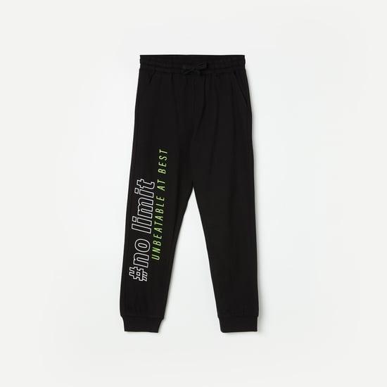 fame forever boys printed joggers