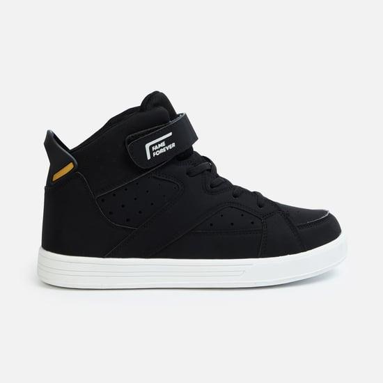 fame forever boys solid high-top sneakers