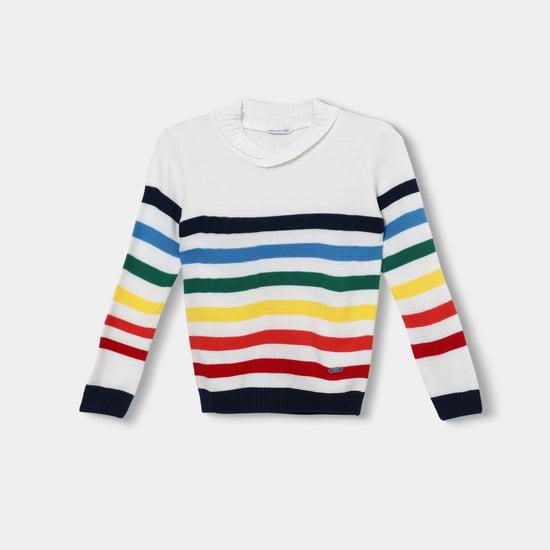 fame forever boys striped sweater