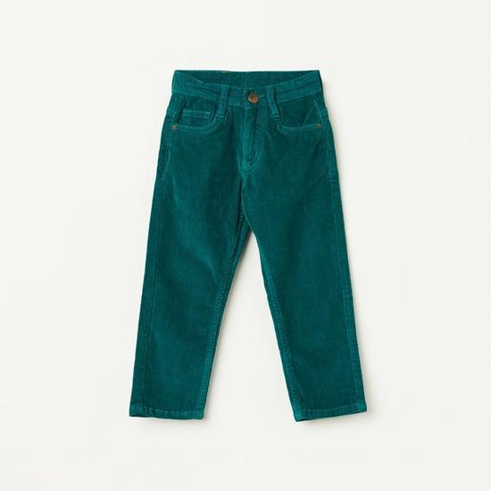 fame forever boys textured corduroy trousers