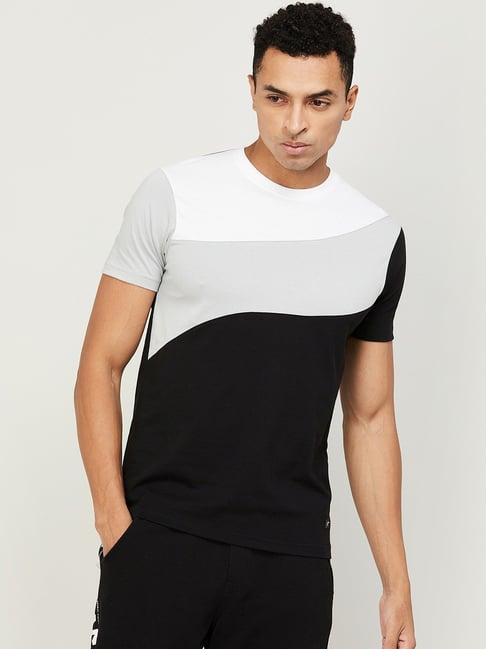 fame forever by lifestyle black regular fit printed t-shirt