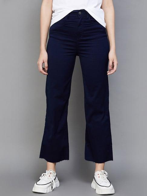 fame forever by lifestyle blue cotton mid rise jeans