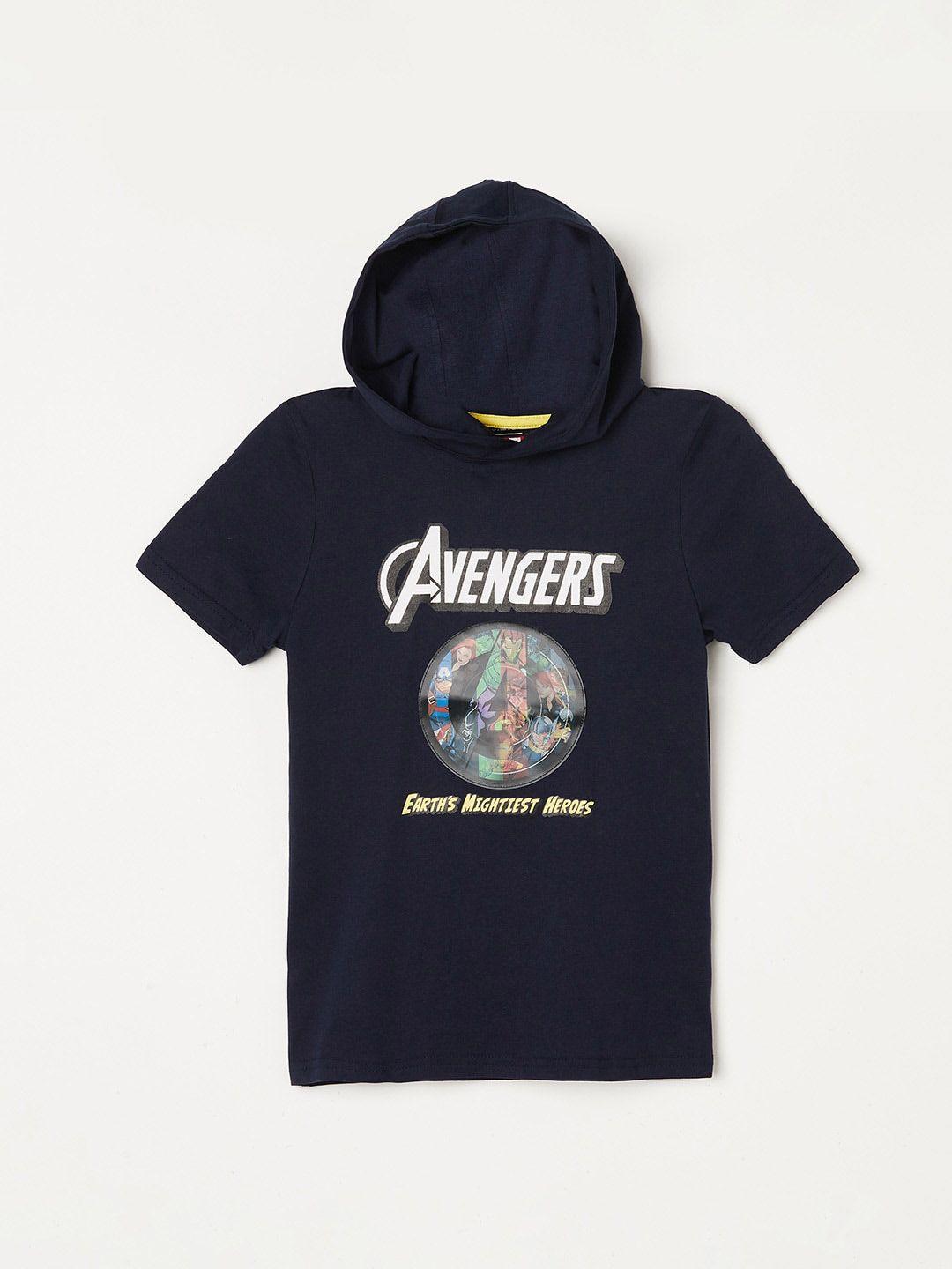 fame forever by lifestyle boys avengers printed cotton t-shirt