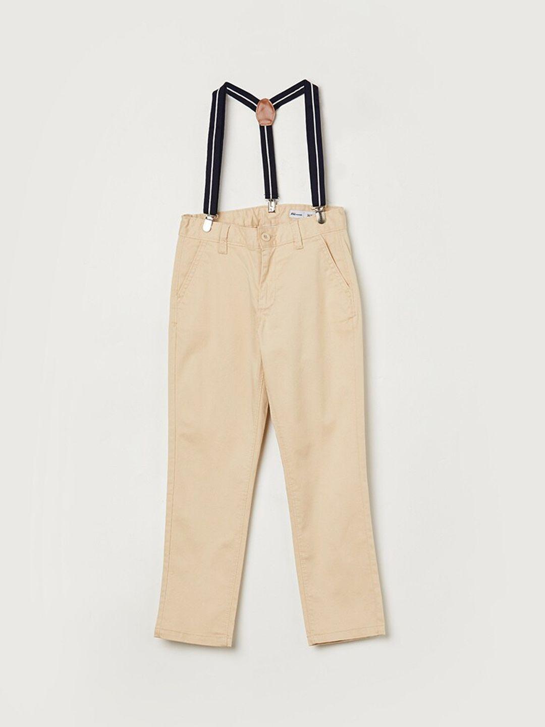 fame forever by lifestyle boys beige trousers