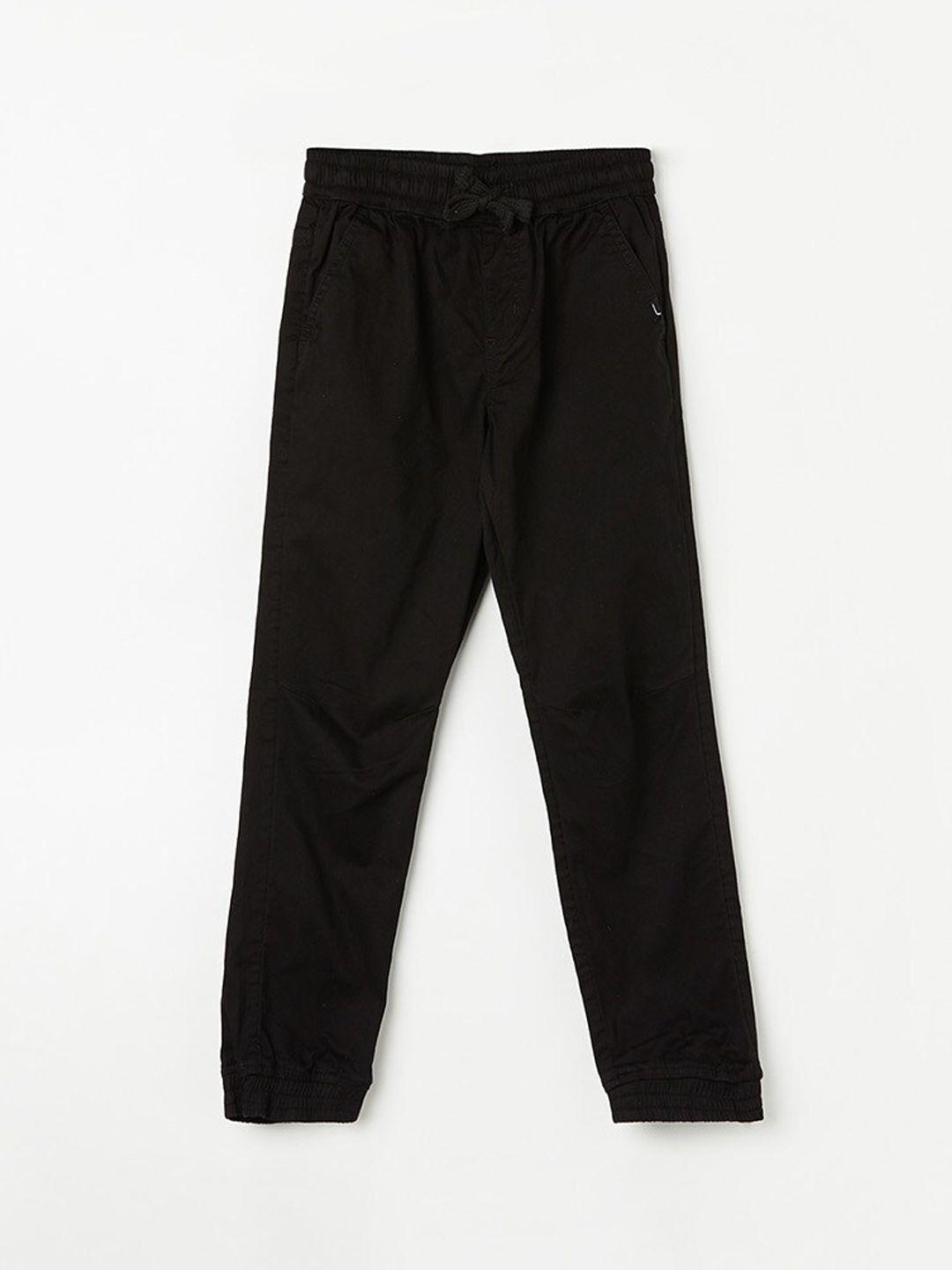 fame forever by lifestyle boys black trousers