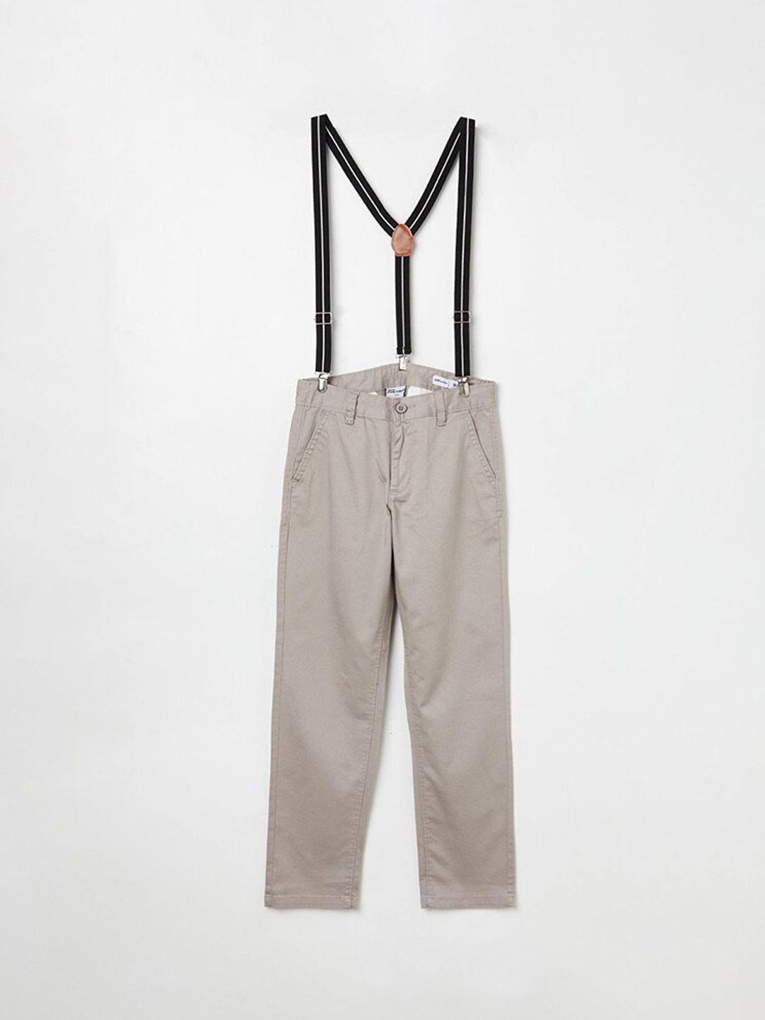 fame forever by lifestyle boys grey trousers