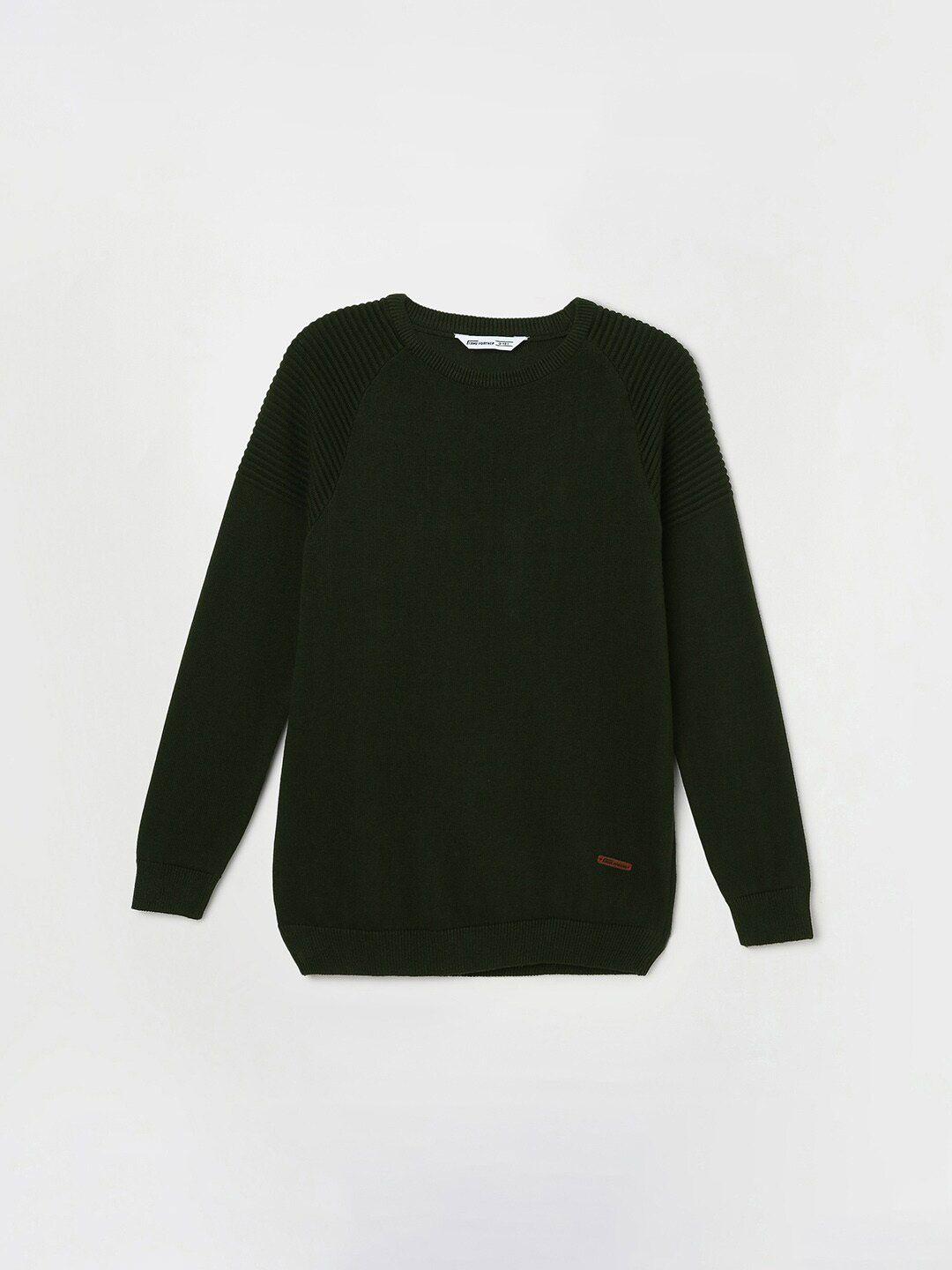 fame forever by lifestyle boys round neck pure cotton pullover