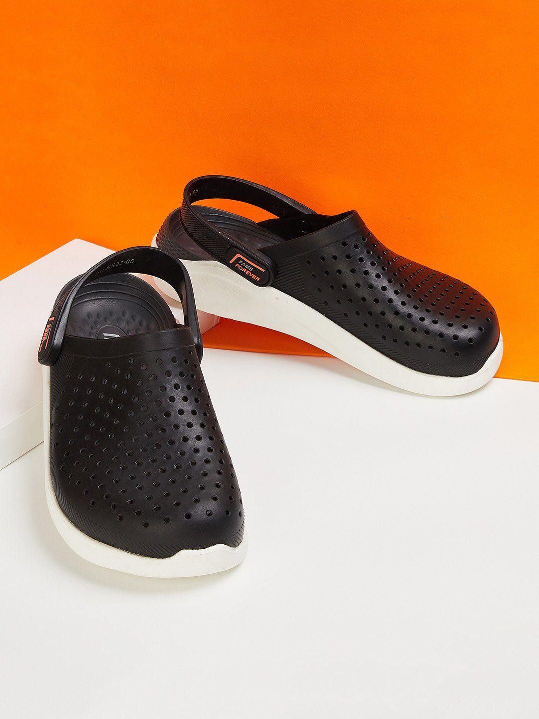fame forever by lifestyle boys self design rubber clogs