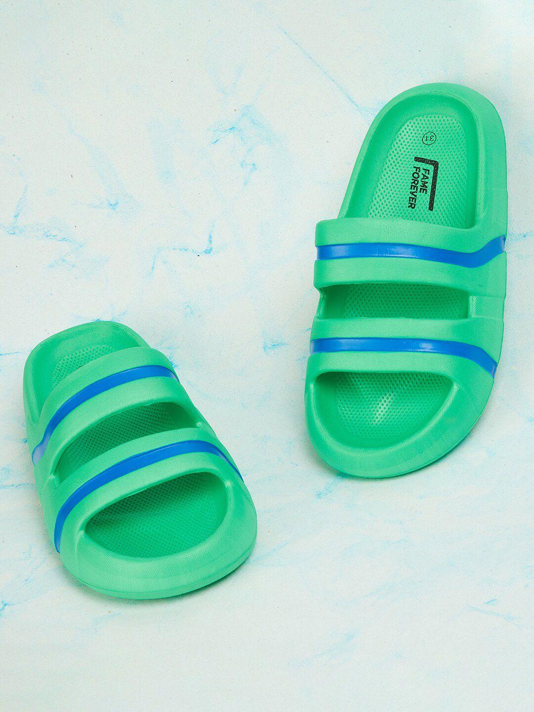 fame forever by lifestyle boys striped sliders