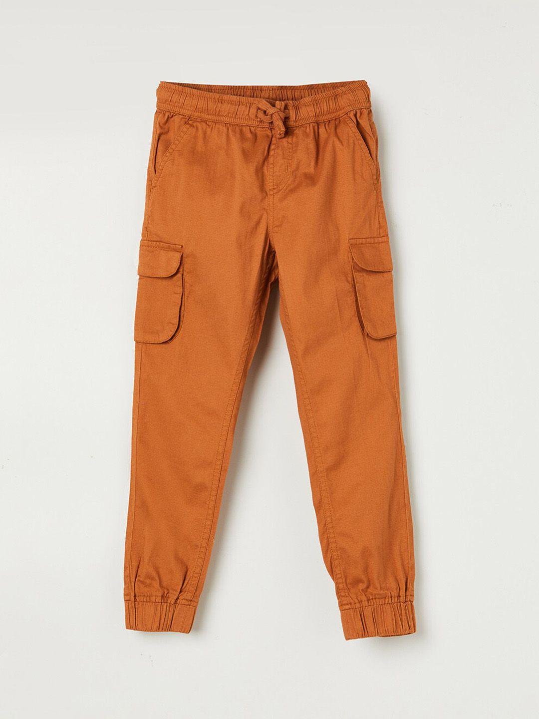 fame forever by lifestyle boys tan cargos trouser